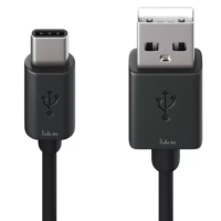 Кабель для зарядки USB-TYPE C (15см) (Черный)